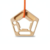 Portable Training Board with Rope Suspended Climbing Hangboard Compacto Hangboard Com Edges Polido for Climbers, Home Gym