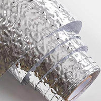 Water Wave Wallpaper Cut to Size Peel and Wallpaper Waterproof Self Mirror Film for Ceiling, Commercial Areas, Furniture Refinishing