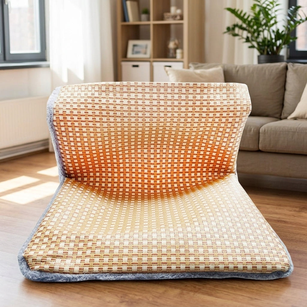 Cat Window Seat and Window Perch Hammock, Double-sided Warm Fleece Cat Hanging Bed for Indoor Use, Radiator Metal Frame Bed for Indoor Cat
