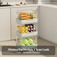 Multi-Tier Rolling Mobile Organizer with Wheels Multi-Tier Rolling Container