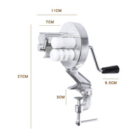 Tabletop Pasta Press Table Clamp Mount Manual Pasta Press Aluminum Alloy Body