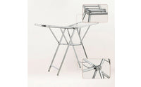 Foldable Clothes Drying Rack Stainless Steel Folding Drying Rack Floor-Standing Space-Saving for Balcony, Apartment