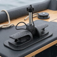 Paddle Lock Rod Assembly Tether Cord Inflatable Boat Paddle Lock Molded Boat Oar Retainer