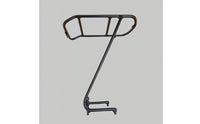 Stable Folding Bike Front Rack Bag-Compatible Front Rack with Support Arm Sturdy Solid for City Riders