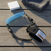 surf boards Leash with Coiled Cord Coiled surf boards Leash Comfortable for Surfers, Surfing