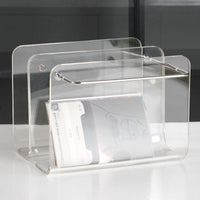 Creative Nordic Acrylic Bookend for Desk Organization