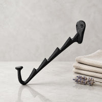 Cast Cast-Iron Wall Hook Minimalist Design Bird Coat Rack Heavy Duty