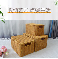 Plastic Rattan-Style Storage Box for Organizing Clothes and Accessories
