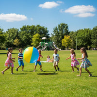 Thickened PVC Material 100cm Inflatable Play Ball Frosted Matte Finish Outdoor Toy for Lawn
