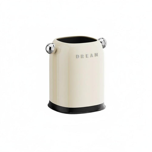 Contemporary Trash Can Stylish Design Decorative Trash Can Easy to Clean opening Top Wastebasket for Bedroom, Living Room, Washroom