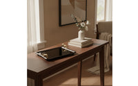 Tray with Leopard Handles Rectangular Decorative Mirror Tray Gold for Coffee Table, Entryway Console, Dresser