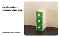 Multi-Section Storage Box With Drawers Tiered Drawer Organizer sturdy for Women