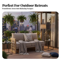 4 Pieces Modern Nordic & design 4-Piece Conversation Set Weather-Resistant Outdoor Furniture long-lasting Patio Seating Group Woven decorative elements for Hotel Managers, Restaurant Owners, Balcony, Garden, Backyard, Porch