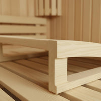 Wooden Sauna Pillow Natural Material Sauna Headrest Polished Finish