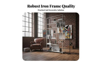 Nordic design aesthetic Geometric airyworkwork Shelving unit Floor-Standing Partition Screen Hollow-hollow-cut Design Display Rack Minimalist for Apartment Dwellers, Office Workers, Interior Designers, Living Room, Study, Entrymethod, Bedroom