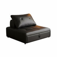 Multi-Functional Pull-out Sleeper Armchair Space-Saving Armless Pull-out Single Bed Easy Conversion Living Room Furniture Long-Lasting for Apartment Dwellers, Students, Office Workers, Small Areas, Bedroom