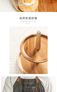 日式点心架三层水果蛋糕盘家用客厅创意三层托盘甜品台实木展示架