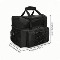 Bowling Bag with Shoe Compartment Padded Bowling Duffel Bag Adjustable for Training