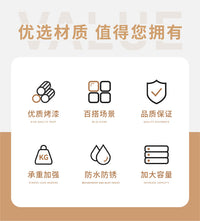 书立架桌面书桌置物架文件书架立架书夹固定书本学生书档收纳盒 两联书架黑色