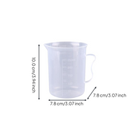 Silicone Measuring Container, 100ml Beaker, Precise Scale, Flexible Mixing Container for Kitchen, DIY Craft, Pouring