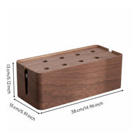 Cord-Management Box Easy Entry Desktop Cord Manager Good Heat Dissipation
