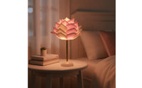 Floral Rose Table Lamp Corded Flower Table Lamp Decorative Ambient for Bedside, Bedroom, Nightstand