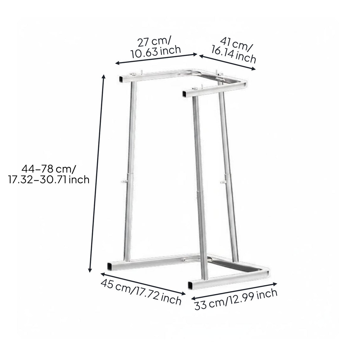 Stainless Steel Grain Bag Holder Heavy Duty Adjustable Sack Filling Frame