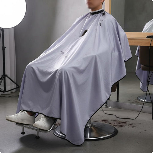 Silk-Like Barber Cape Extra Large Anti-Static Salon Cape Wide Cut Coverage