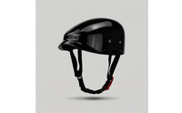 Half Helmet with Goggles Slim-Fit Vintage Scooter Helmet Quick-Release Glossy for Commuters, Commuting