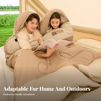transformable Sleeping Bag All-Season Outdoor Equipment Coldresistant for Tent, Hotel