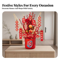 Seasonal Holiday Fortune Container, 2026 New Year Decoration, Horse Year Lucky Desktop Decor, Festive Table Display