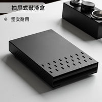 抽屉式咖啡机敲渣盒 加厚不锈钢大容量咖啡粉渣桶敲渣盒批发