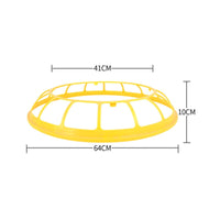 Chicken Feeder Rainproof Lid Poultry Feed Container Heavy Duty for Farmers