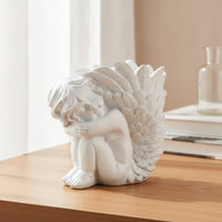 Cherub Pen Holder Decorative Desk Organizer Compact for Office, Students