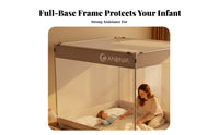Instant Net Installation-Complimentary Anti-Fall Bed Canopy 360-Degree