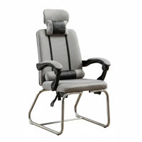 Reclining Office Chair with Footrest Ergonomic Design for Relaxing, Studying