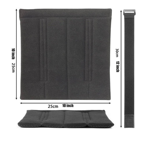 4 Pieces Bunk Bed Ladder Pad with Straps Bed Ladder Cover Easy to Clean Accessory for Kids Room