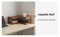 Multi-Tier Corner Organizer Space-Saving three-tier Standing Rack Multifunctional