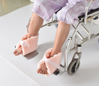 Pair of Heel Pads Foot Sleeves, Sponge with Velcro, for Feet