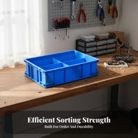 Multicompartment CompA versatilent Case Stackable Parts Container particle-resistantresistant for Technicians