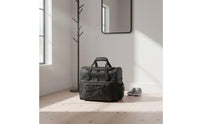 Bowling Bag with Shoe Compartment Padded Bowling Duffel Bag Adjustable for Training