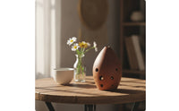 Ceramic Xun with 8 Holes G Note Xun Traditional Wind Instrument for Performance