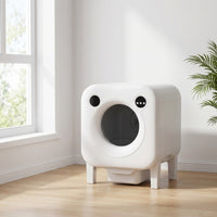 Self-Cleaning Cat Litter Box Handshands-off Automatic Cat Litter Box Pet Supply Odor-Control Clumping-Compatible