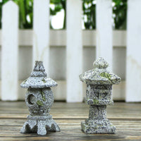 Miniature Pagoda Lantern Weathered Pagoda Lanterns Mini for Bonsai Enthusiasts