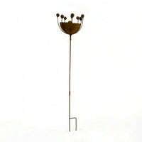 Bird Bath with Shallow Basin Outdoor Bird Bath Stake Long-Lasting for Lawns