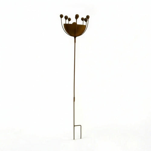 Bird Bath with Shallow Basin Outdoor Bird Bath Stake Long-Lasting for Lawns
