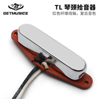 吉他拾音器 Alnico 5 TL 琴颈拾音器 配红色纤维线轴紫铜线 7.5K