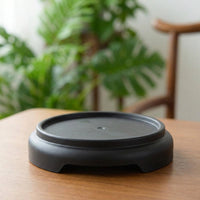 Plant Trays and Drip Tray for Outdoor Plants, Resin Plant Saucers with Raised Feet, Heavy Duty Pot Saucer for Household Gardening Areas