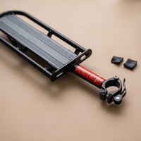 Sturdy Seatpost Rack with Clamp Sturdy Cycle Cargo Rack Streamlined Bike Luggage Carrier Quick-Release for Commuters, Cyclists