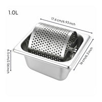 Stainless Steel Butter Roller Polished Mirror Finish Kitchen Tool Food-Grade